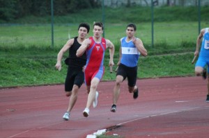 Filip Babić u akciji , štafeta 100,200,300,400m.