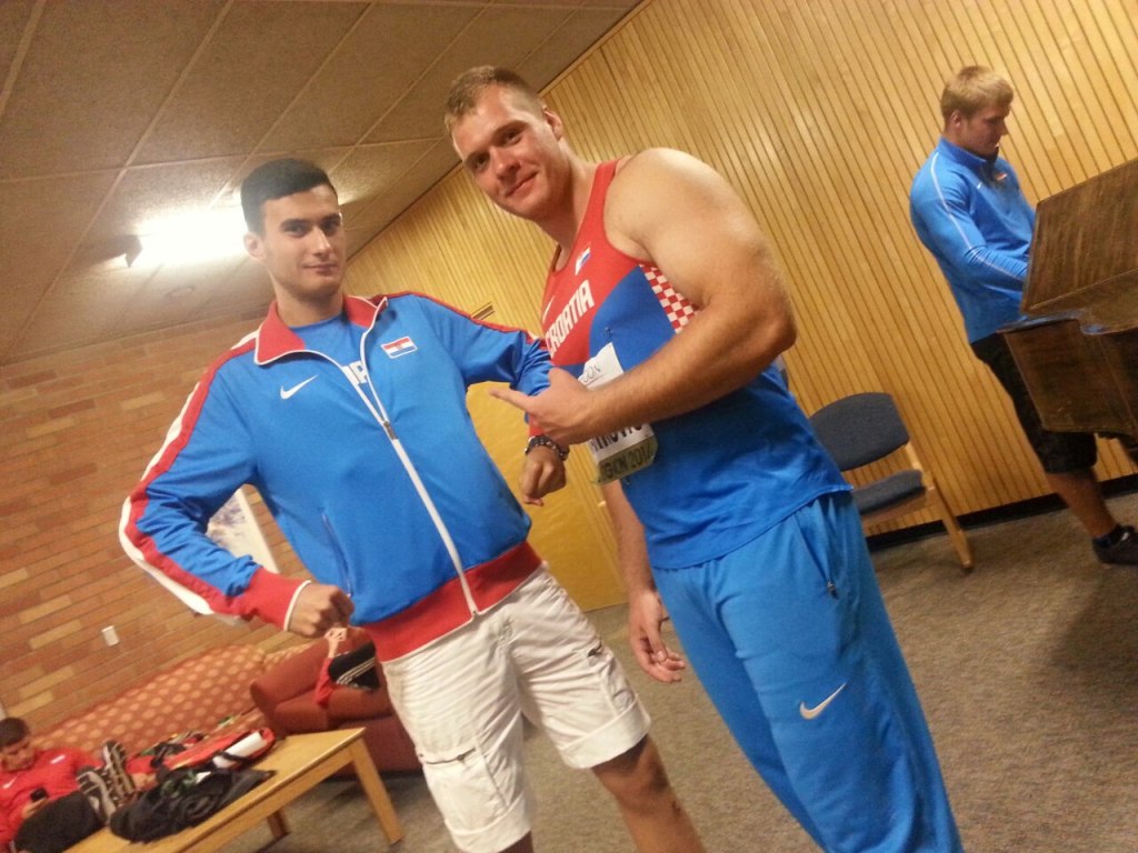 Šesti junior svijeta Martin Marković sa kolegom iz reprezentacije Ivanom Malićem