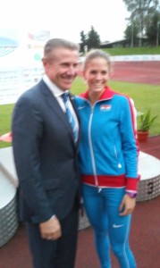 Sergey Bubka i Paola Borović