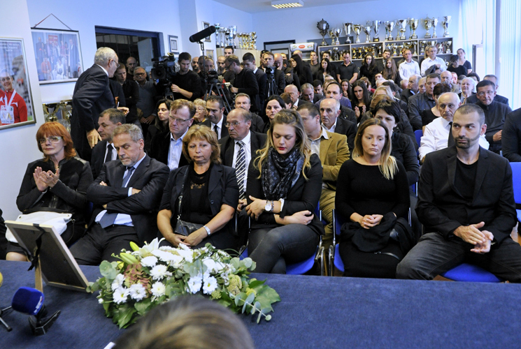 Zagreb, 03.09.2014 - Komemoracija za atletskog trenera  Ivana Ivancica