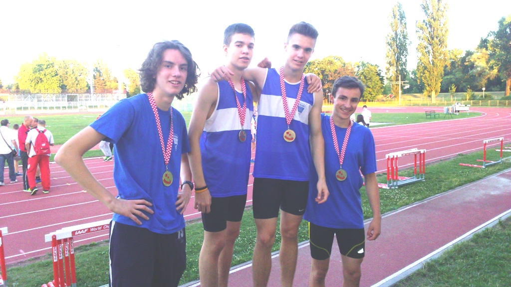 Najuvjerljivija pobjeda u štafeti, 4x 300m, Cesar, Baudoin, Bilman i Svirač